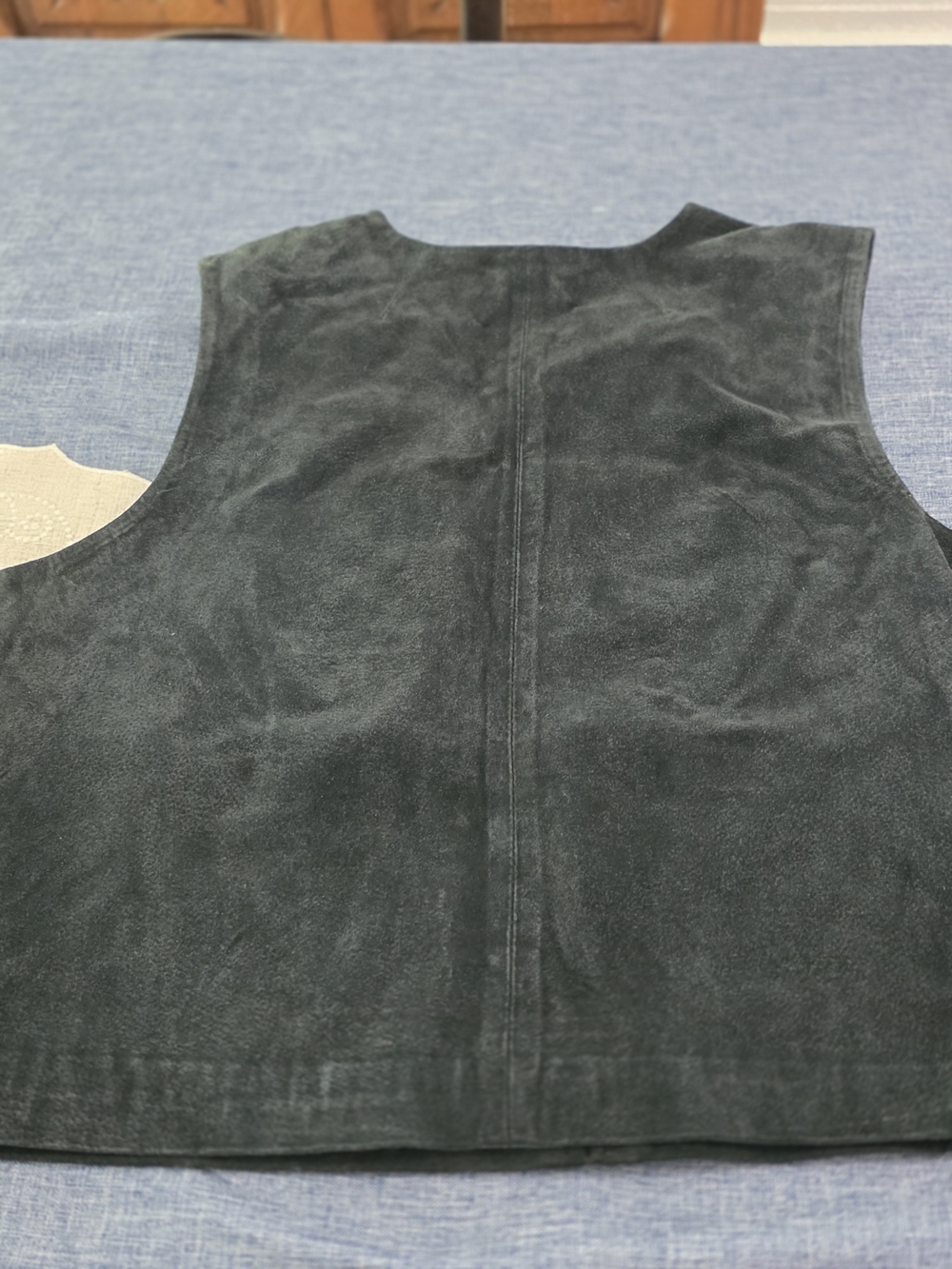 Black Suede Vest
